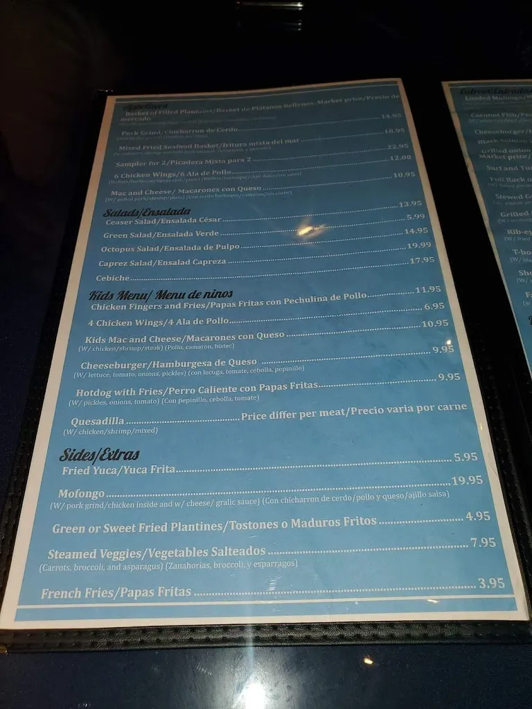 Menu_Casa Blanca Restaurant & Grill_Wilkes-Barre, PA_image_old_1