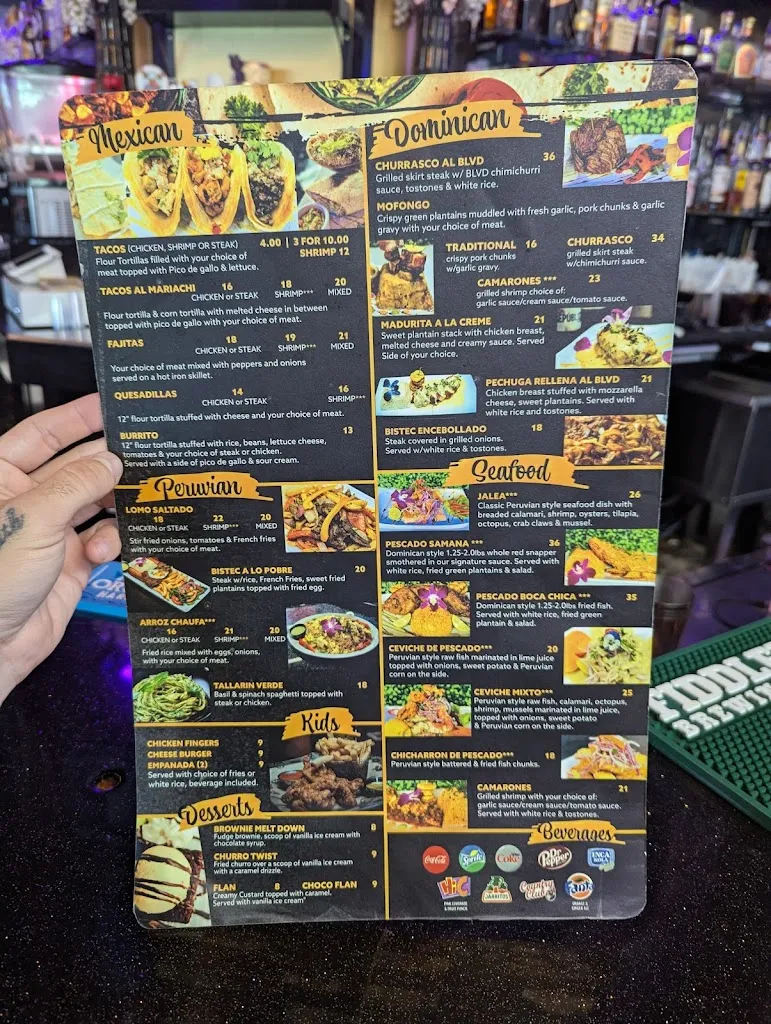 Menu_El Boulevard Latin Cuisine_Wilkes-Barre, PA_image_old_3