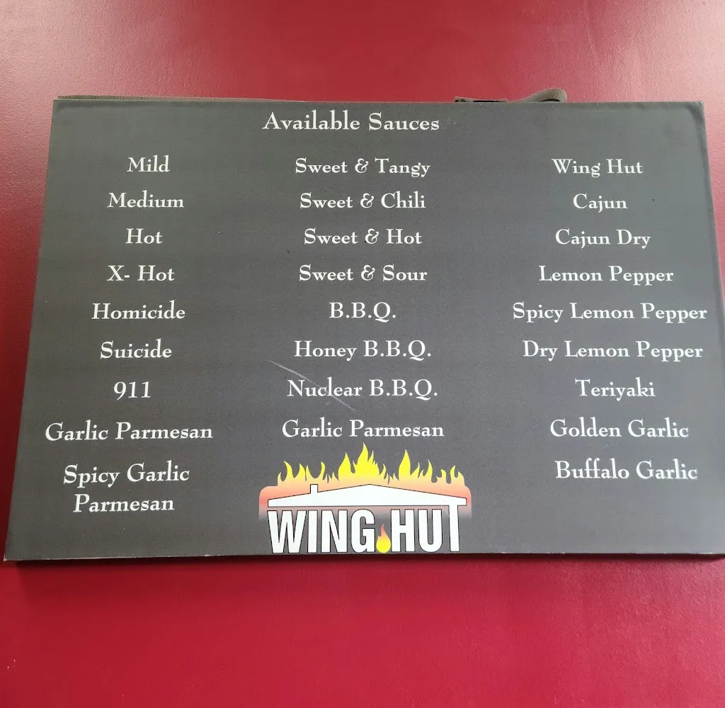 Menu_Wing Hut_Woodlyn, PA_image_old_1