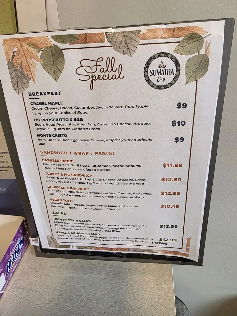 Menu_Sumatra Café_Wyncote, PA_image_old_2