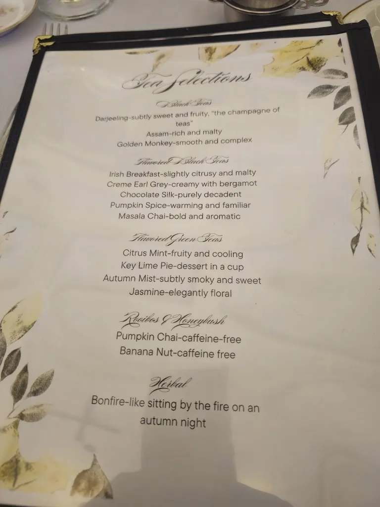 Menu_Snow Blossom Tearoom_Wyoming, PA_image_old_2