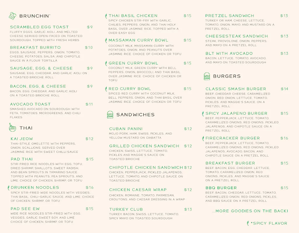 Menu_Maggie's Bistro LLC_York, PA_image_old_2
