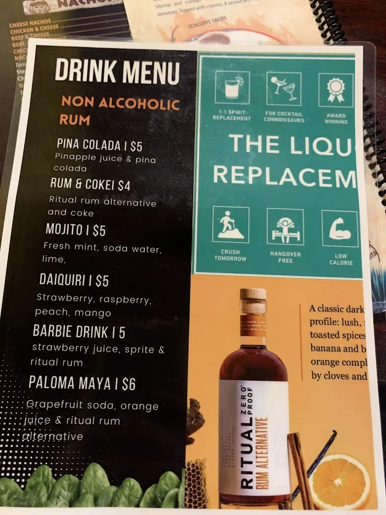 Menu_Los Mayas_Harmony, PA_image_old_3