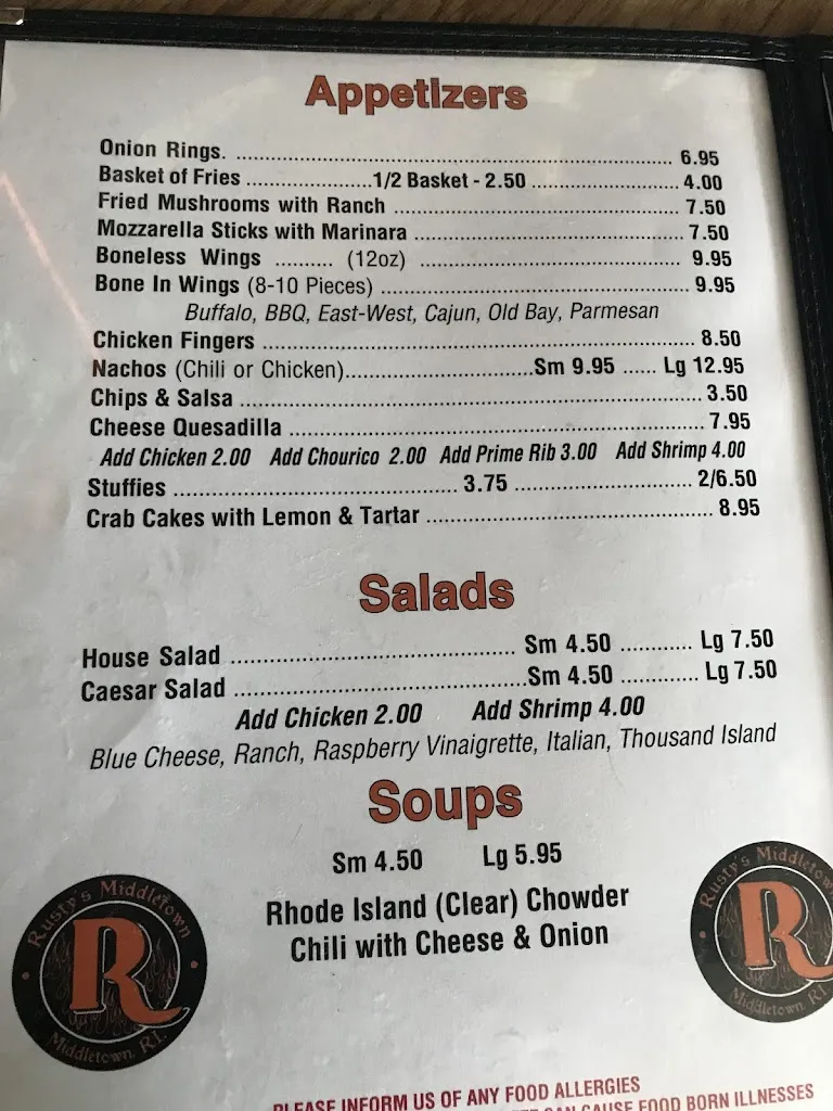 Menu_Rusty's_Middletown, RI_image_old_2