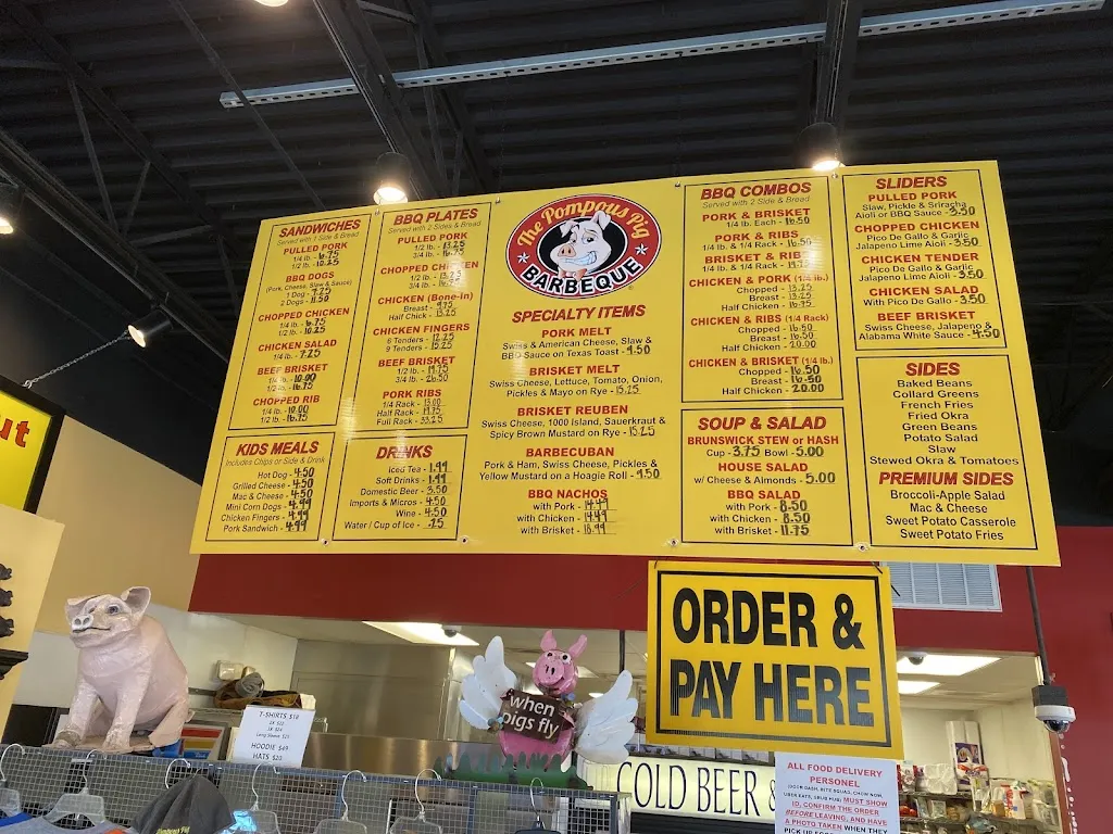 Menu_The Pompous Pig_Anderson, SC_image_old_3