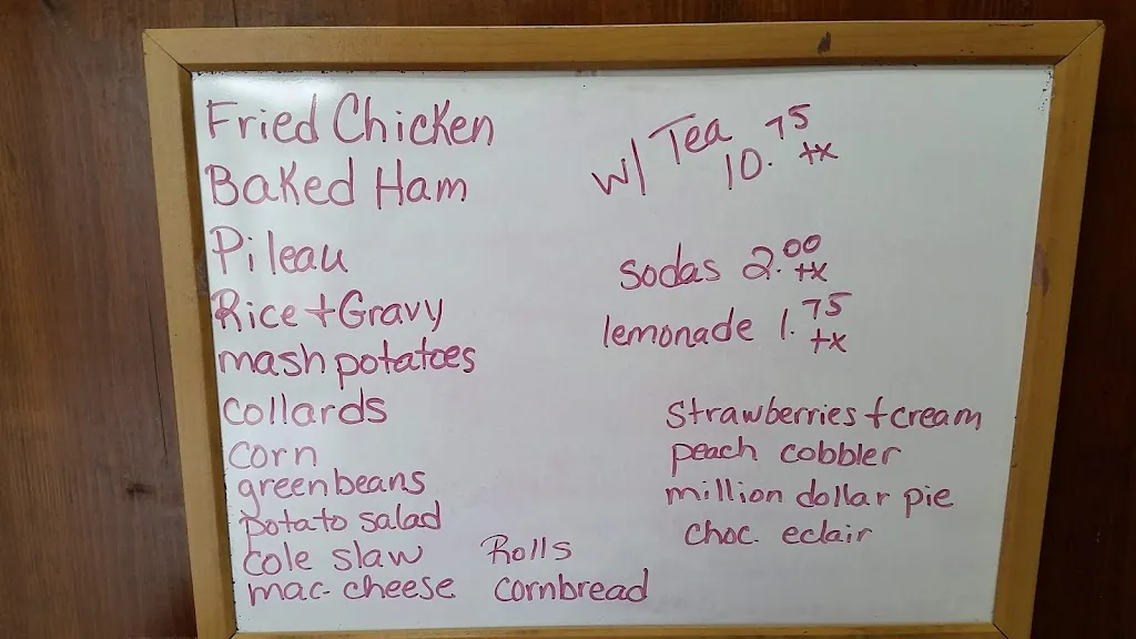Menu_Seaboard Restaurant_Andrews, SC_image_old_2
