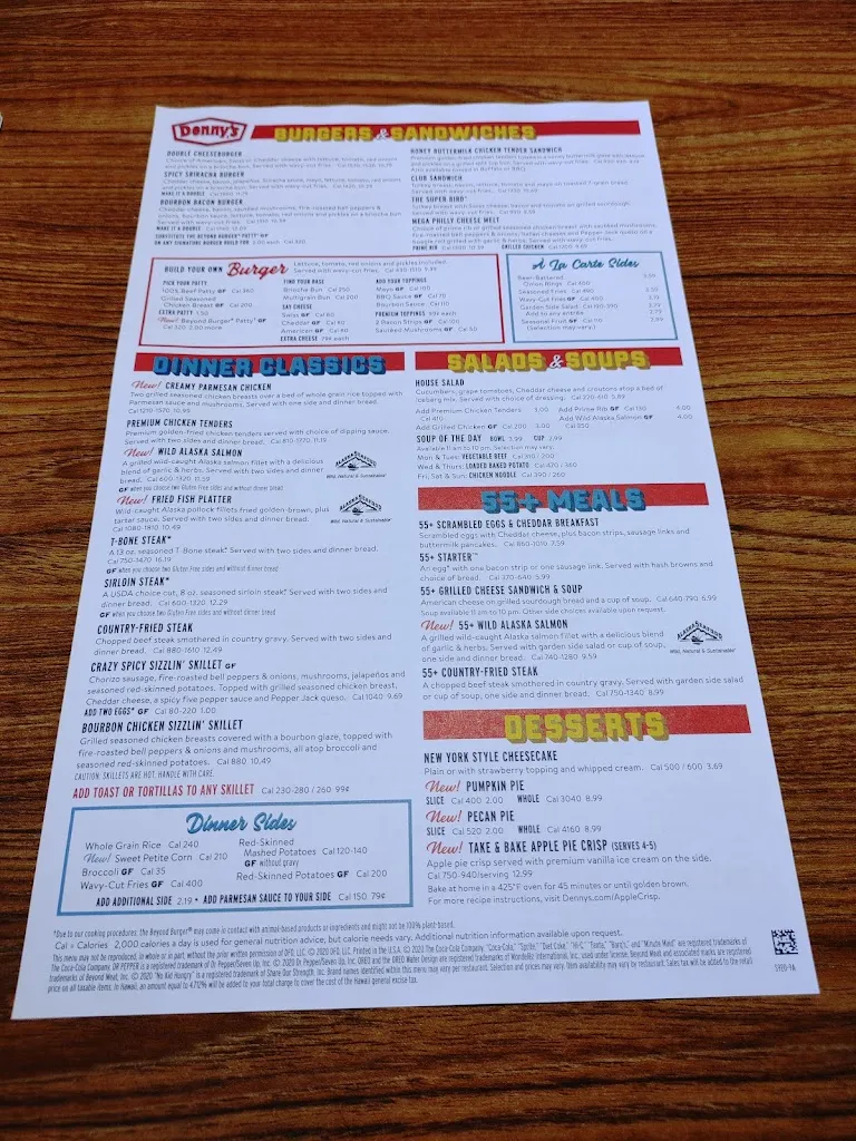 Menu_Denny's_Blacksburg, SC_image_old_1