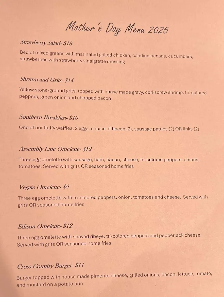 Menu_Tin Lizzies Cafe of Sumter_Sumter, SC_image_old_1