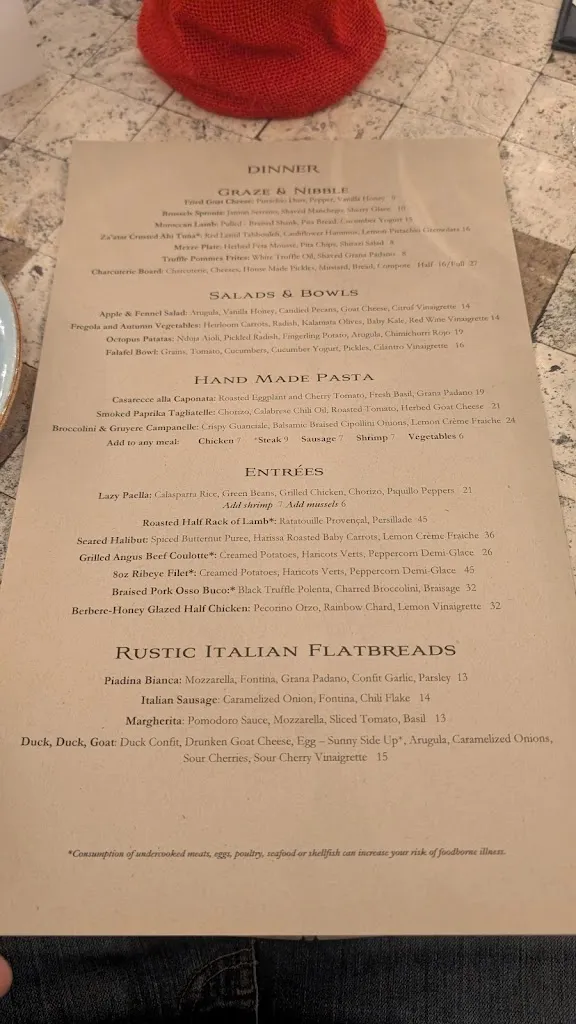 Menu_The Lazy Goat_Greenville, SC_image_old_3