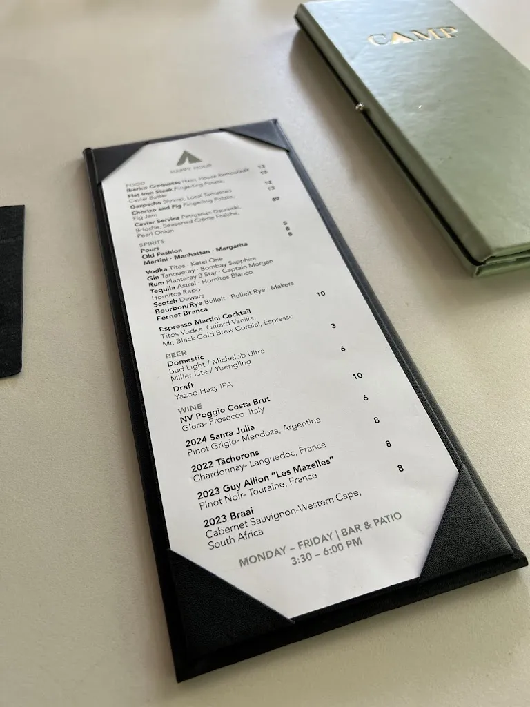 Menu_CAMP Modern American Eatery_Greenville, SC_image_old_2