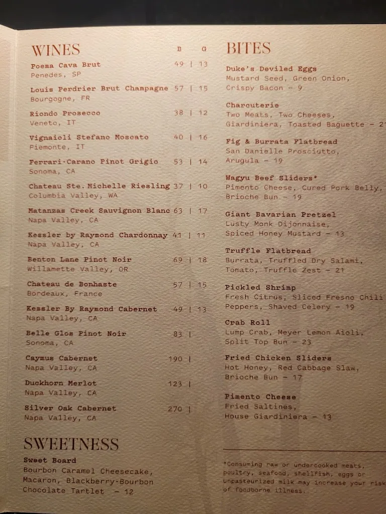 Menu_Spirit & Bower_Greenville, SC_image_old_3