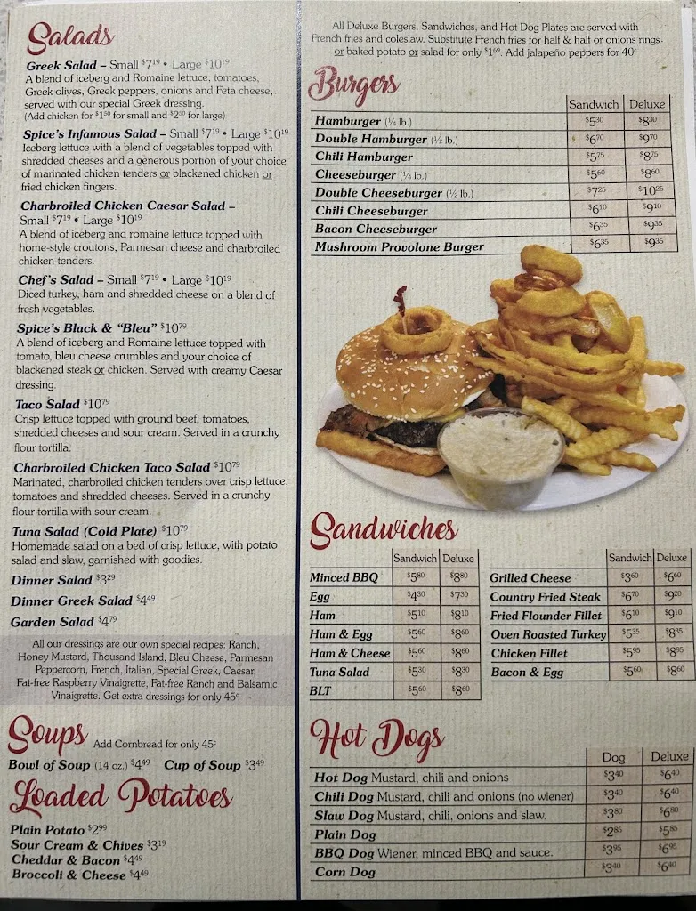 Menu_Spice Diner_Simpsonville, SC_image_old_1