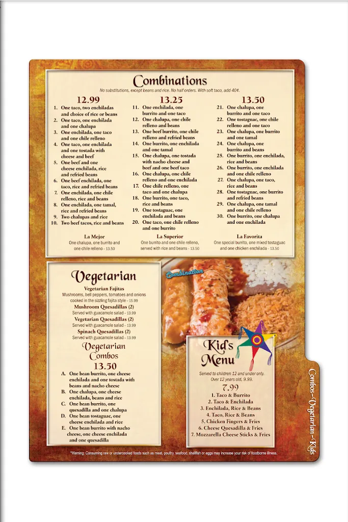 Menu_El Jalisco Mexican Restaurant_Simpsonville, SC_image_old_2