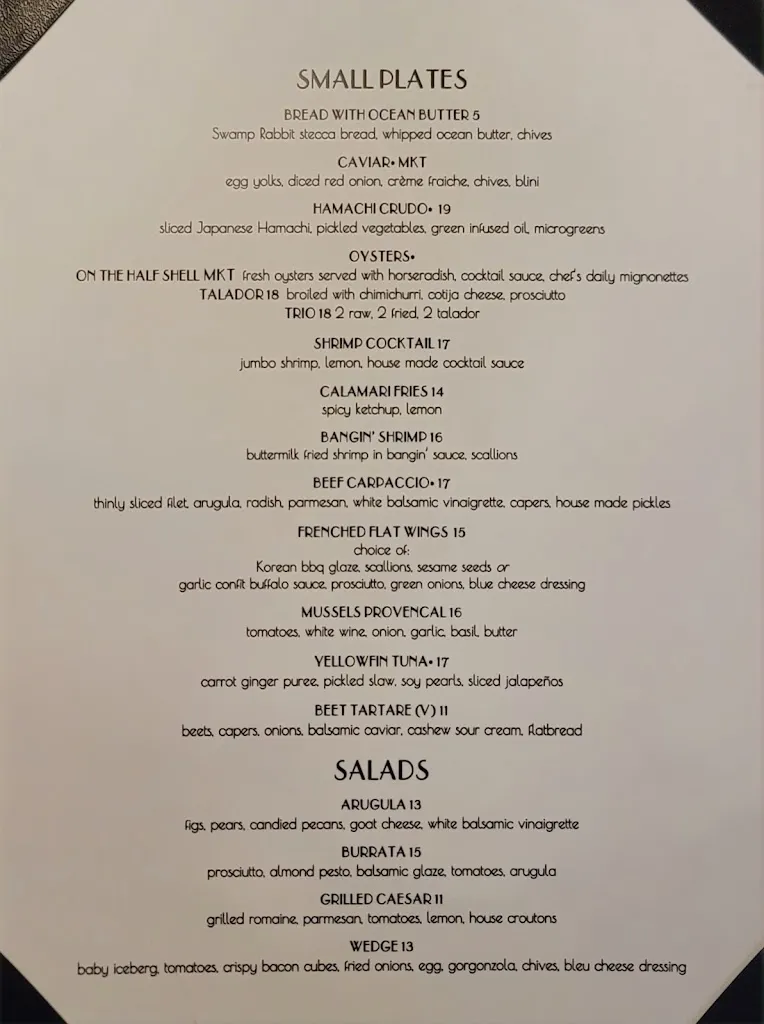 Menu_Coral Greenville_Greenville, SC_image_old_2