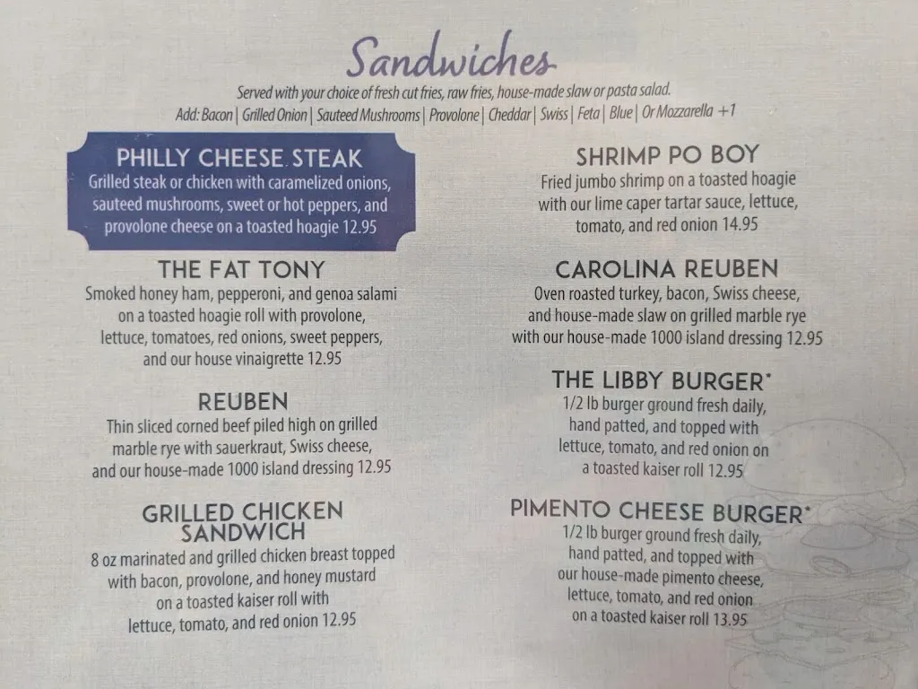 Menu_Libby's_Lexington, SC_image_old_2