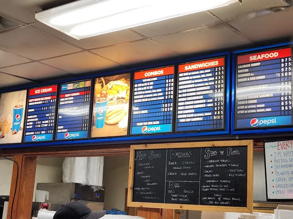Menu_Dairy Dream Drive In_Bennettsville, SC_image_old_1