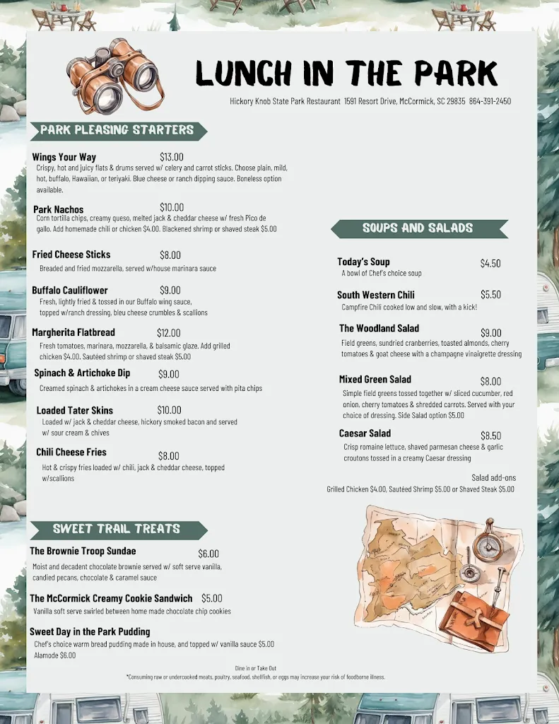 Menu_Hickory Knob Restaurant_McCormick, SC_image_old_2
