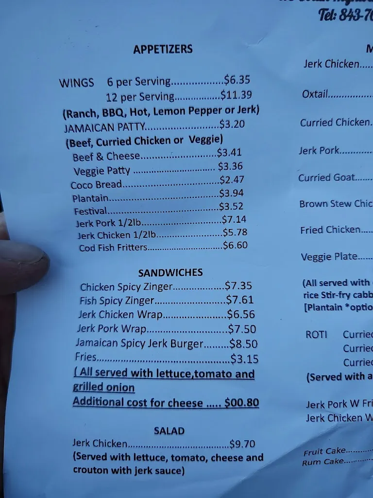 Menu_Caribbean delight_Moncks Corner, SC_image_old_3