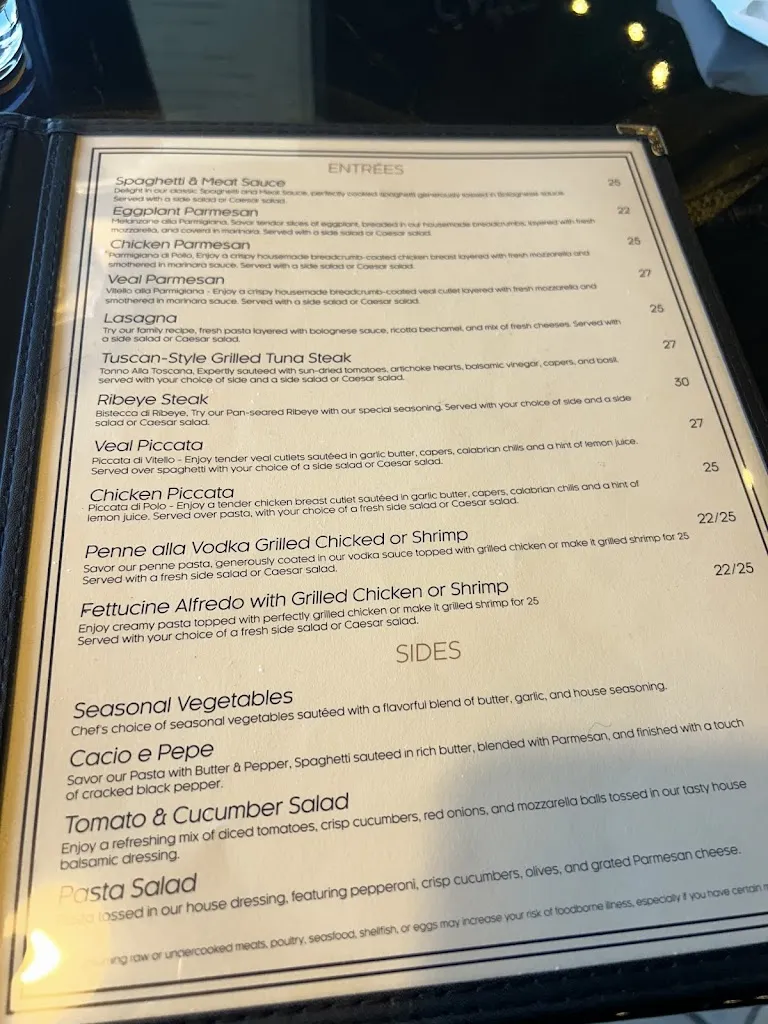 Menu_Capy's Italian Restaurant_Moncks Corner, SC_image_old_1