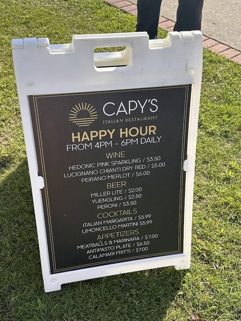 Menu_Capy's Italian Restaurant_Moncks Corner, SC_image_old_2