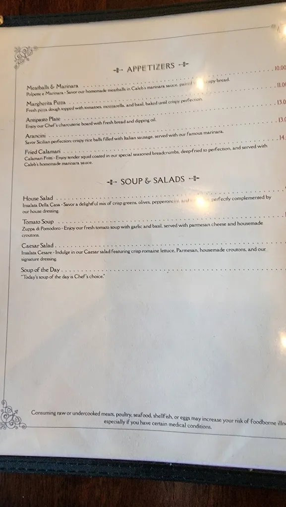 Menu_Capy's Italian Restaurant_Moncks Corner, SC_image_old_3