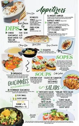 Menu_El Maguey_Moncks Corner, SC_image_old_1