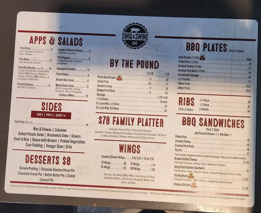 Menu_Swig & Swine_Moncks Corner, SC_image_old_1
