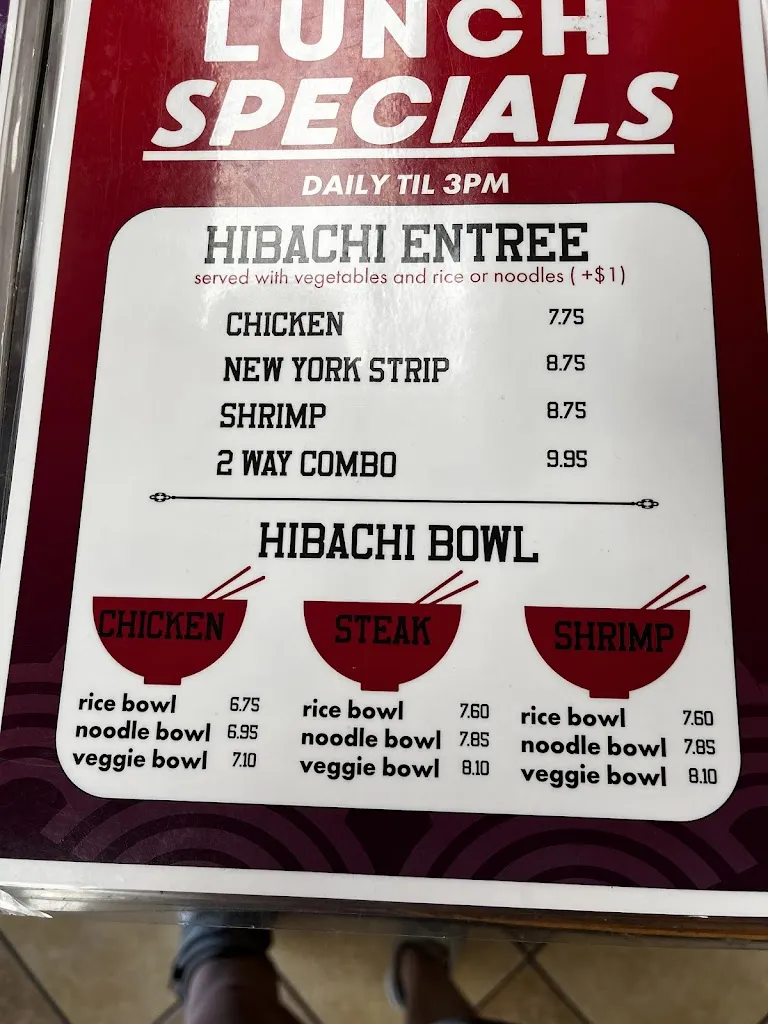 Menu_Mr Hibachi_Moncks Corner, SC_image_old_2