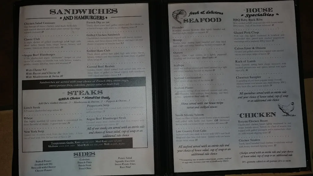 Menu_Chestnut Grill_Orangeburg, SC_image_old_3
