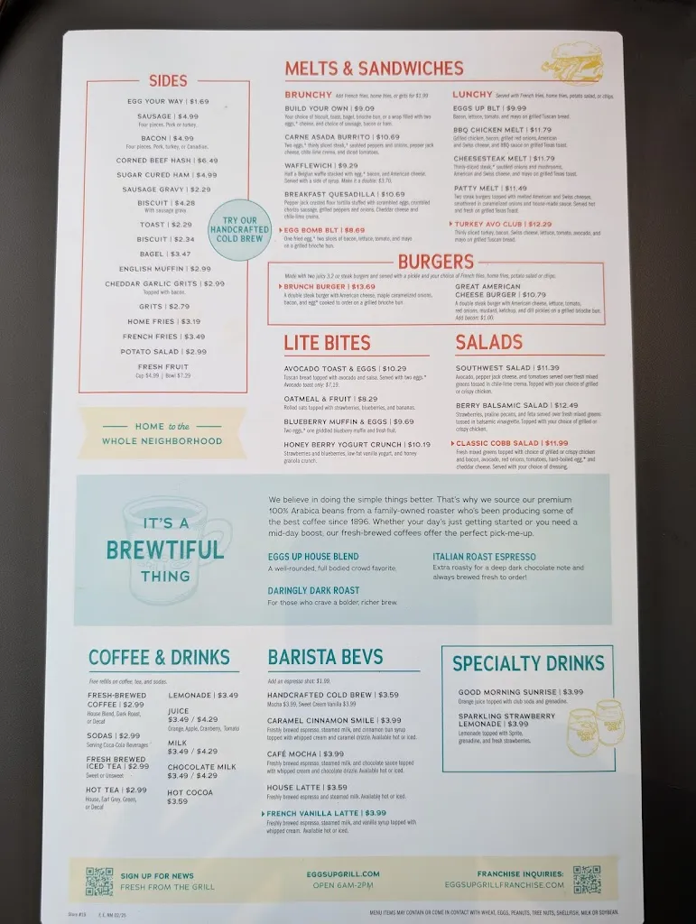 Menu_Eggs Up Grill_Sumter, SC_image_old_1