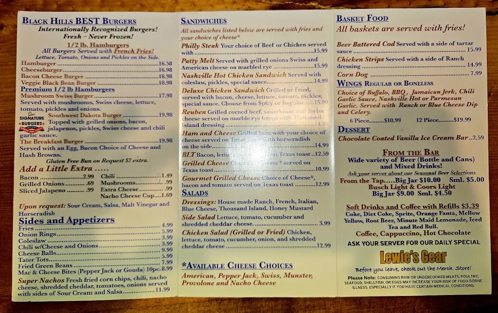 Menu_Lewie's Burgers & Brews_Lead, SD_image_old_1