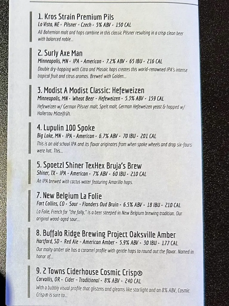 Menu_Killian's_Spearfish, SD_image_old_2