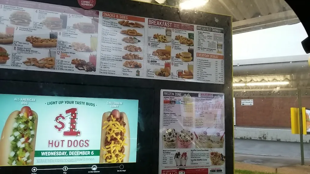 Menu_Sonic Drive-In_Camden, TN_image_old_3