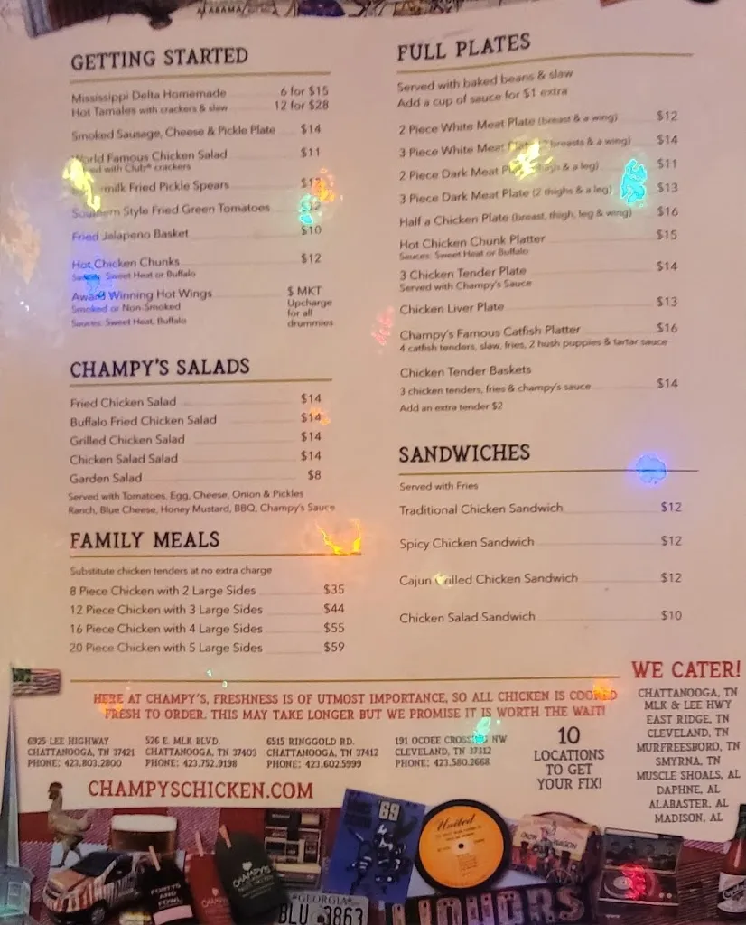 Menu_Champy’s_East Ridge, TN_image_old_1