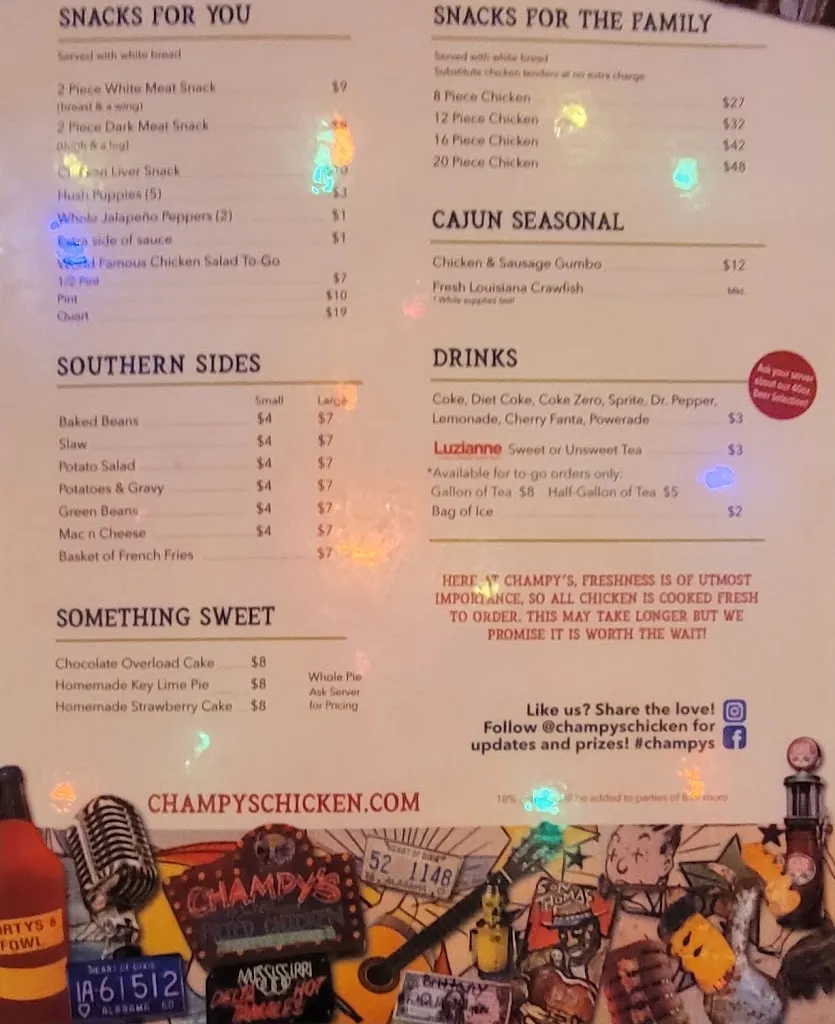 Menu_Champy’s_East Ridge, TN_image_old_3