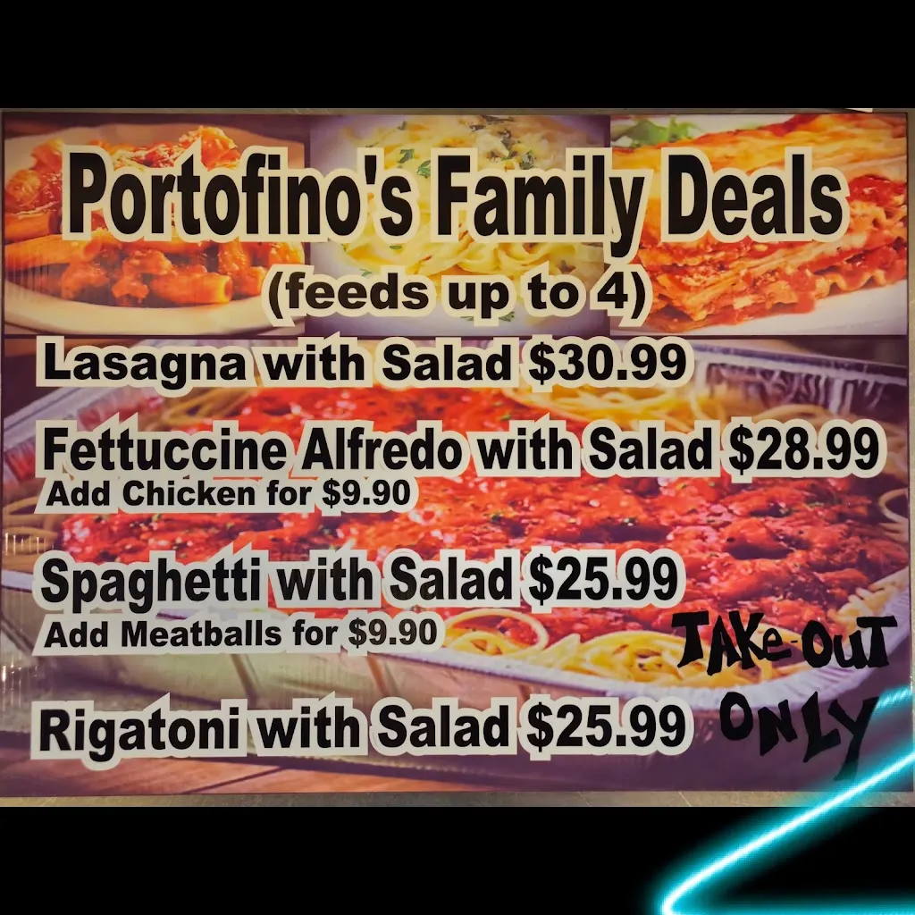 Menu_Portofino's Greek and Italian Restaurant_Chattanooga, TN_image_old_1