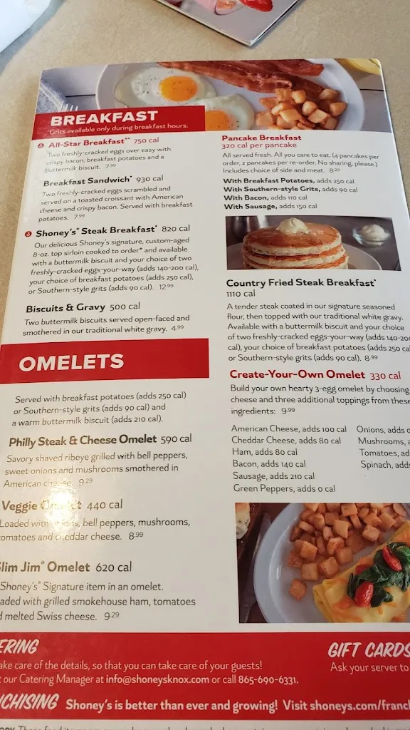 Menu_Shoney's - Dandridge_Dandridge, TN_image_old_3