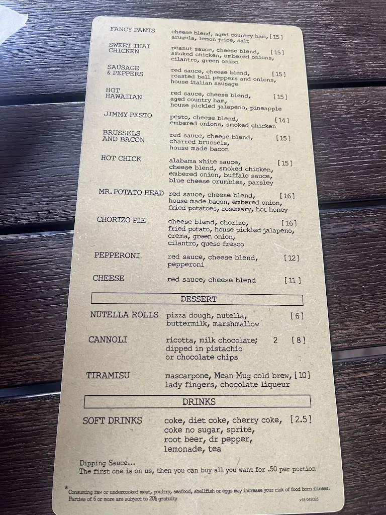 Menu_Pizzeria Cortile_Red Bank, TN_image_old_3