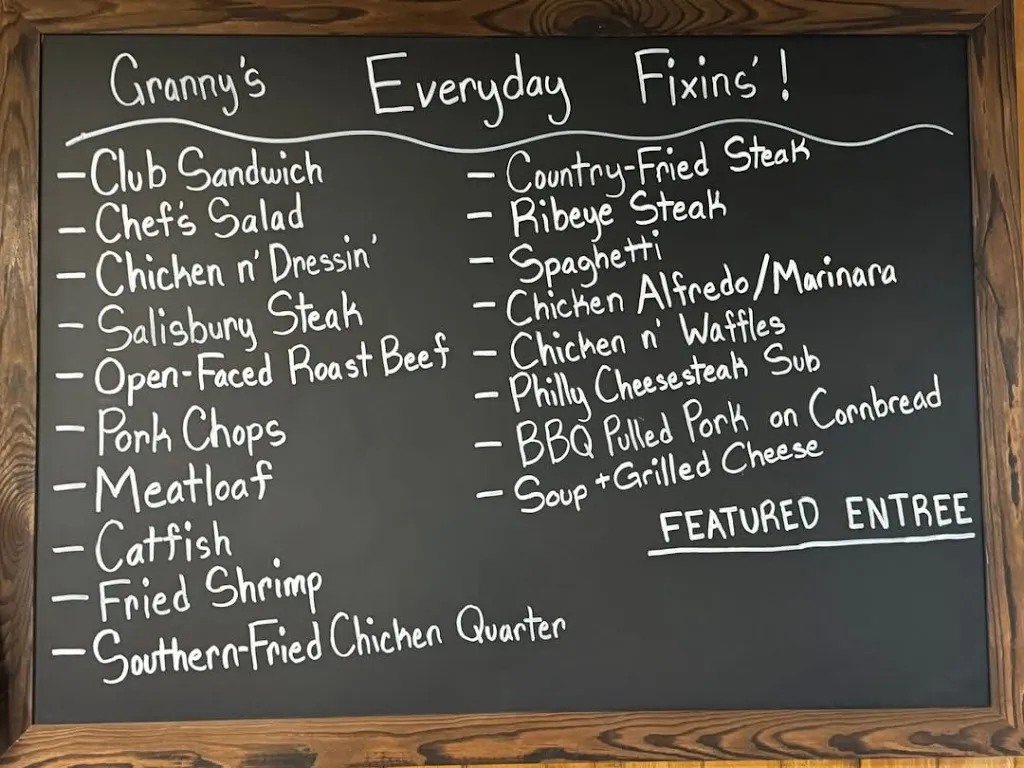 Menu_Granny’s Brier Patch_Greenbrier, TN_image_old_2