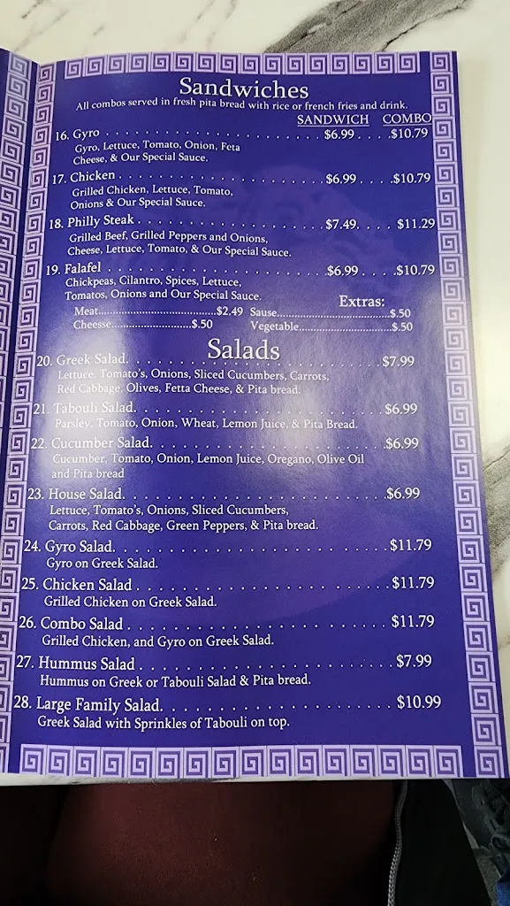 Menu_Greeks Style Gyro_Springfield, TN_image_old_1