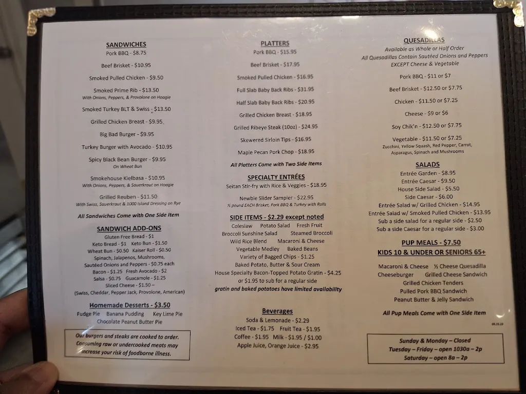 Menu_Big Bad Wolf Smokehouse Grill_Mt. Juliet, TN_image_old_1