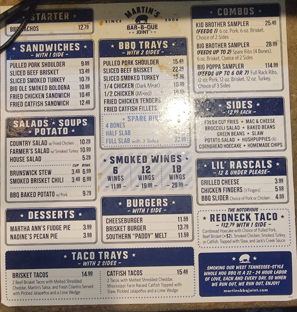 Menu_Martin's Bar-B-Que Joint_Mt. Juliet, TN_image_old_3