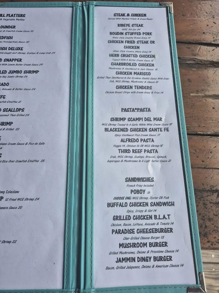 Menu_Topwater Grill_San Leon, TX_image_old_2