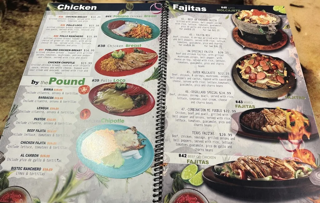 Menu_Mi Pueblo Restaurant_Belton, TX_image_old_2