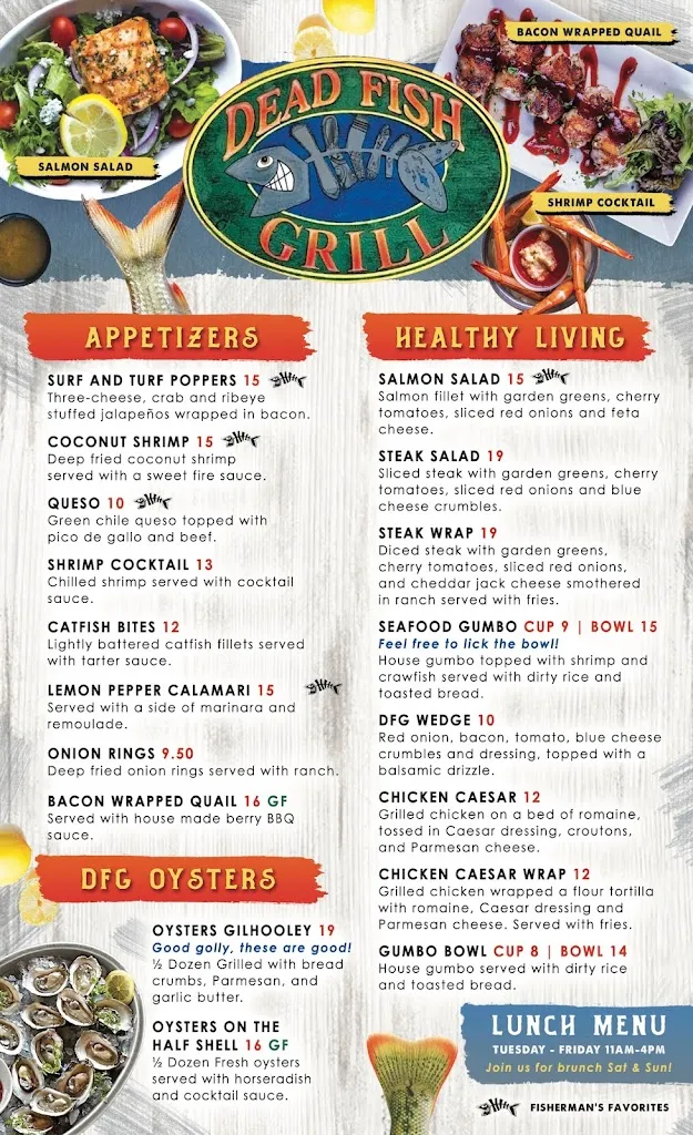 Menu_Dead Fish Grill_Belton, TX_image_old_1