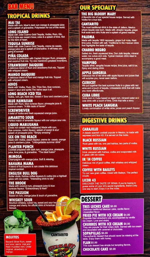 Menu_Taqueria Mexicano Grill #13_Belton, TX_image_old_2