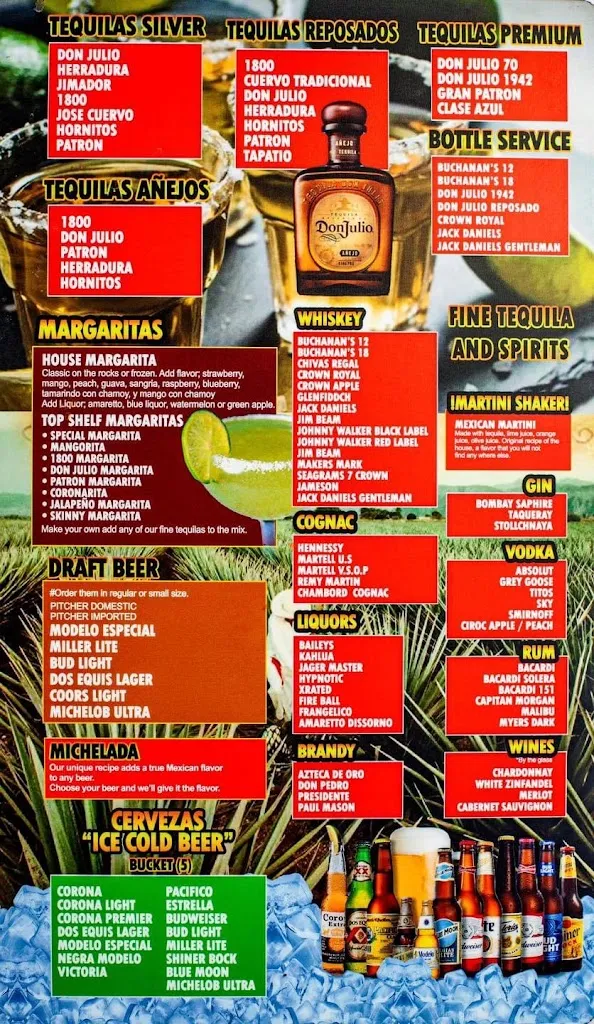 Menu_Taqueria Mexicano Grill #13_Belton, TX_image_old_3
