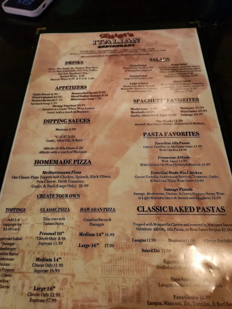Menu_Luigi's_Belton, TX_image_old_3