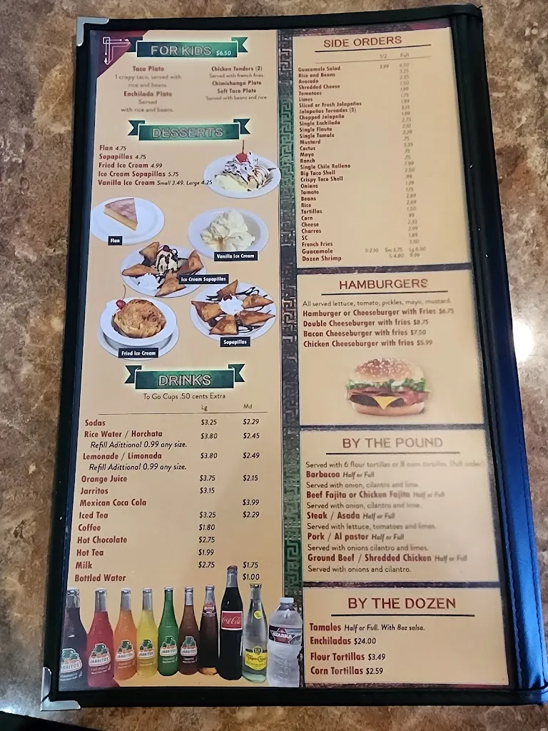 Menu_Jaliscos Mexican Restaurant_Belton, TX_image_old_2