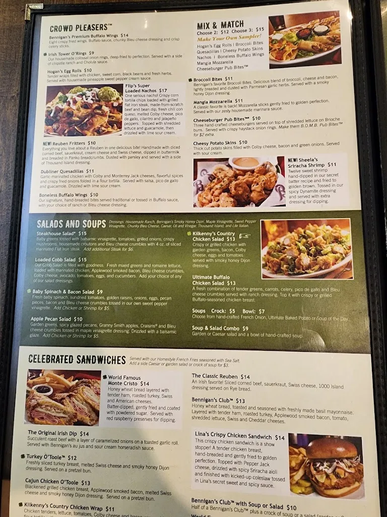Menu_Bennigan's_Borger, TX_image_old_2